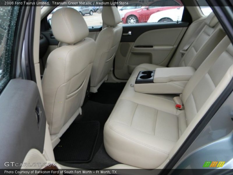 Titanium Green Metallic / Medium Light Stone 2008 Ford Taurus Limited
