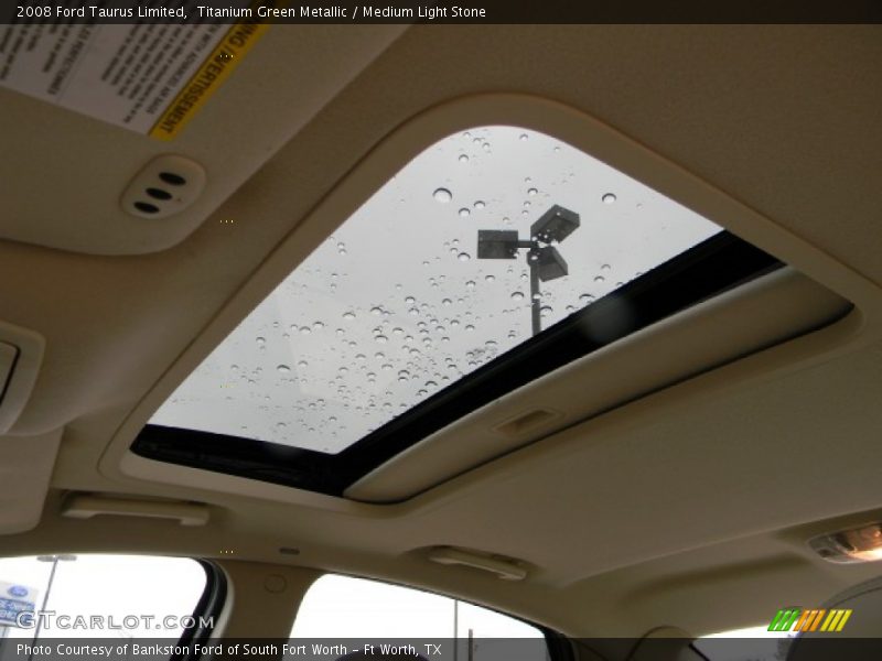 Titanium Green Metallic / Medium Light Stone 2008 Ford Taurus Limited