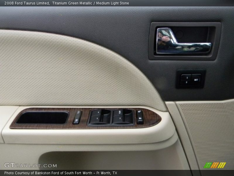 Titanium Green Metallic / Medium Light Stone 2008 Ford Taurus Limited