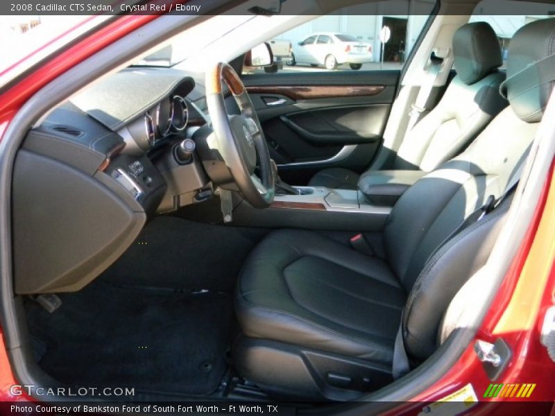 Crystal Red / Ebony 2008 Cadillac CTS Sedan