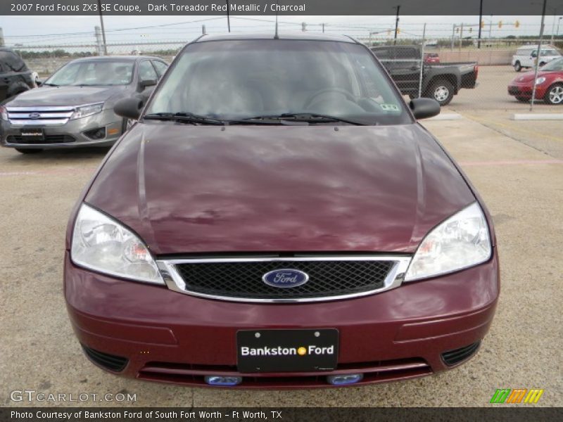 Dark Toreador Red Metallic / Charcoal 2007 Ford Focus ZX3 SE Coupe