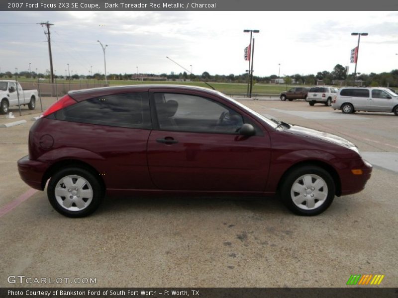 Dark Toreador Red Metallic / Charcoal 2007 Ford Focus ZX3 SE Coupe