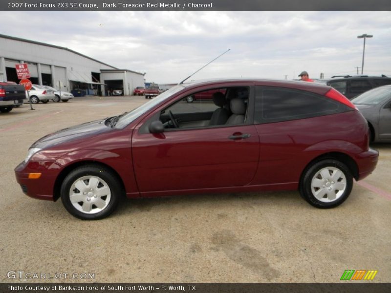 Dark Toreador Red Metallic / Charcoal 2007 Ford Focus ZX3 SE Coupe
