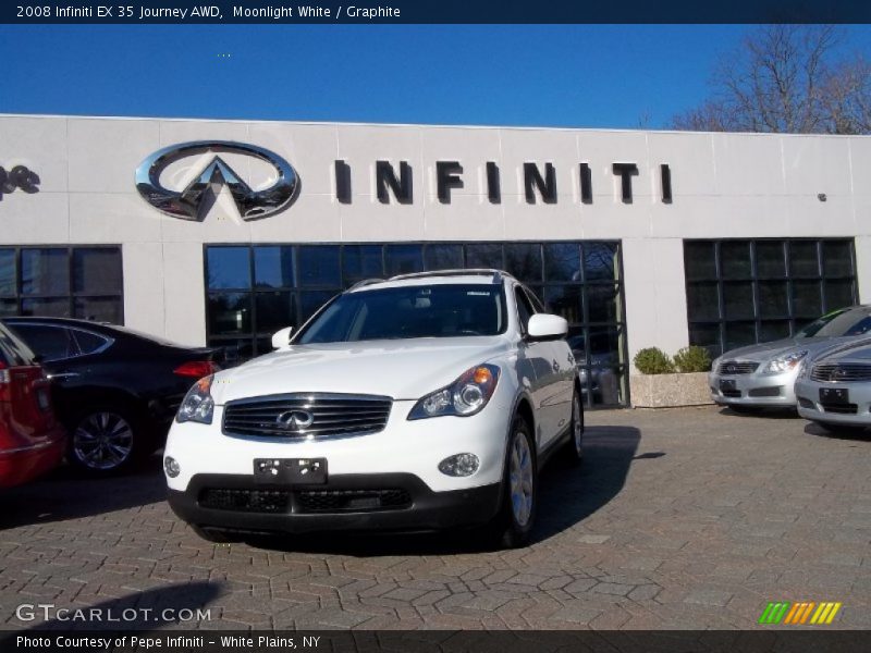 Moonlight White / Graphite 2008 Infiniti EX 35 Journey AWD