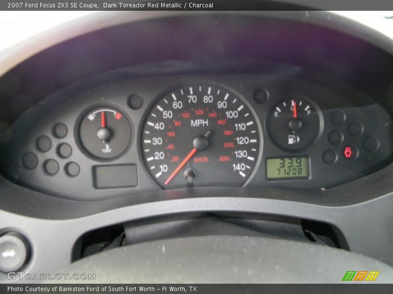 Dark Toreador Red Metallic / Charcoal 2007 Ford Focus ZX3 SE Coupe
