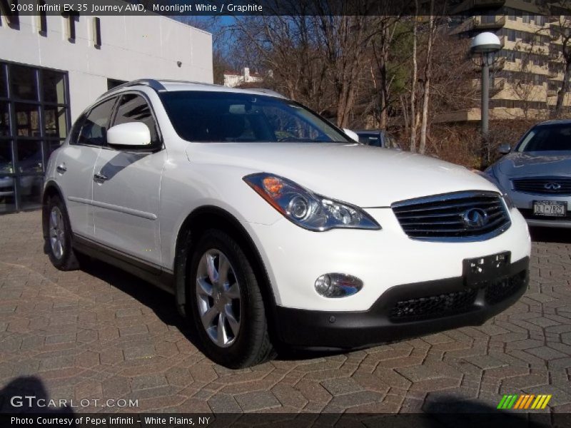 Moonlight White / Graphite 2008 Infiniti EX 35 Journey AWD