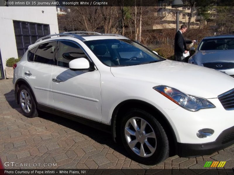 Moonlight White / Graphite 2008 Infiniti EX 35 Journey AWD