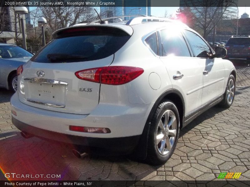 Moonlight White / Graphite 2008 Infiniti EX 35 Journey AWD