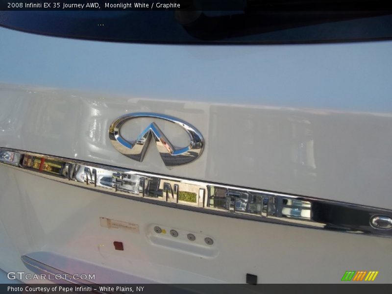 Moonlight White / Graphite 2008 Infiniti EX 35 Journey AWD