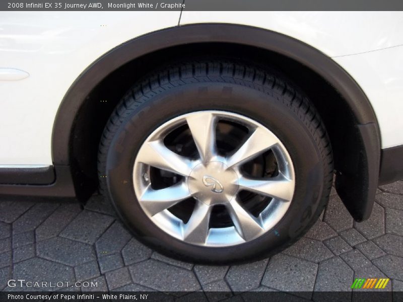 Moonlight White / Graphite 2008 Infiniti EX 35 Journey AWD