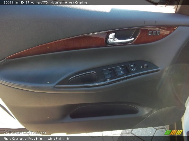 Moonlight White / Graphite 2008 Infiniti EX 35 Journey AWD