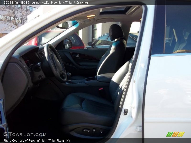 Moonlight White / Graphite 2008 Infiniti EX 35 Journey AWD