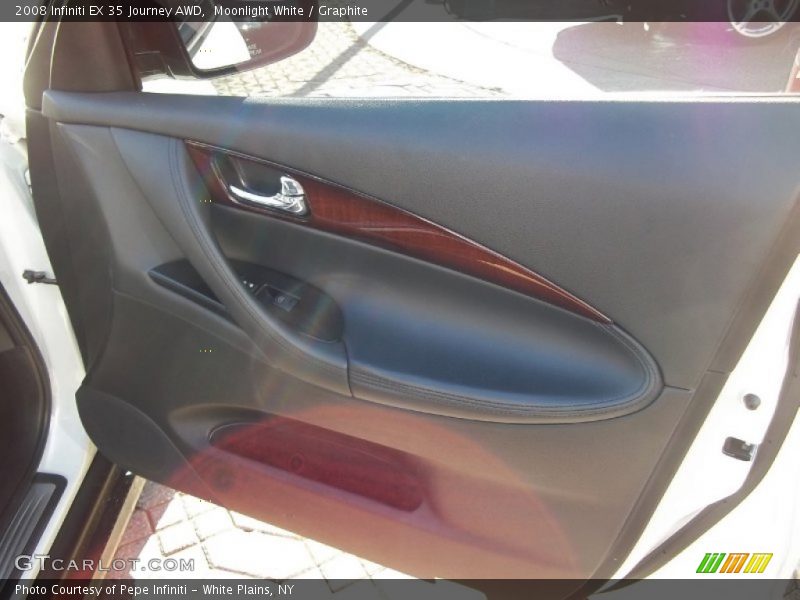Moonlight White / Graphite 2008 Infiniti EX 35 Journey AWD
