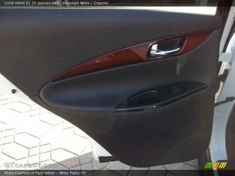 Moonlight White / Graphite 2008 Infiniti EX 35 Journey AWD