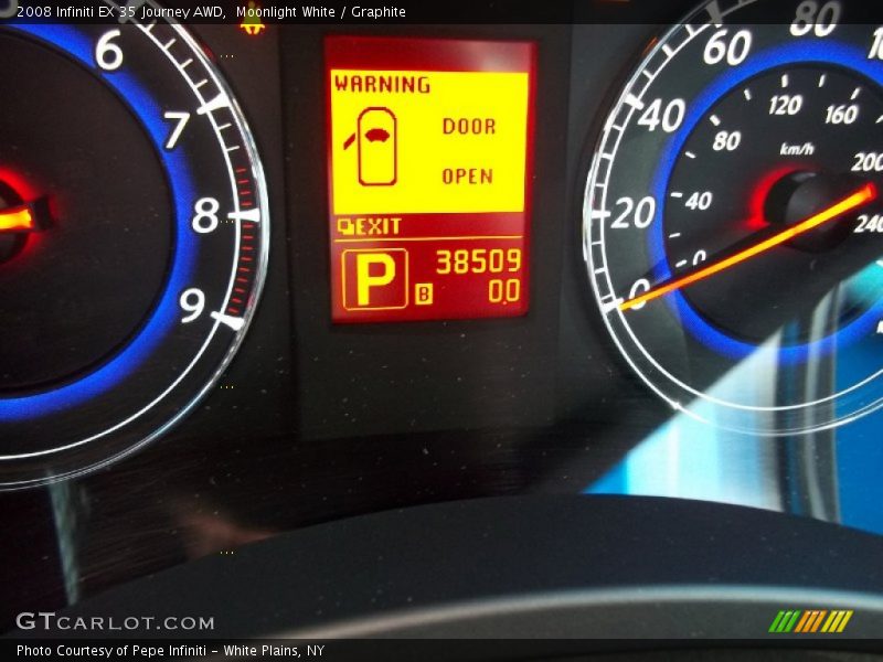 Moonlight White / Graphite 2008 Infiniti EX 35 Journey AWD