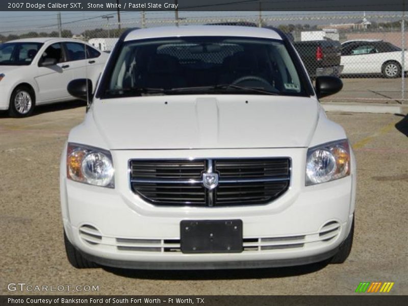 Stone White / Pastel Slate Gray 2007 Dodge Caliber SXT