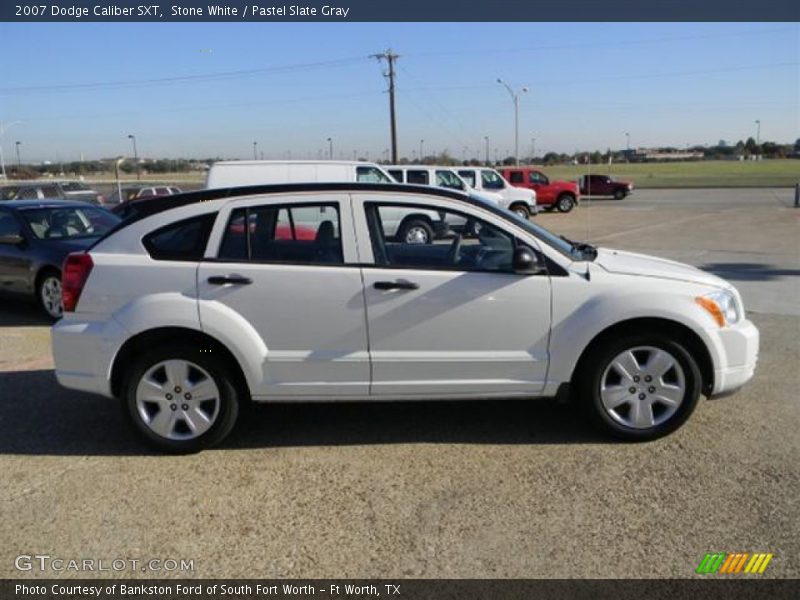 Stone White / Pastel Slate Gray 2007 Dodge Caliber SXT