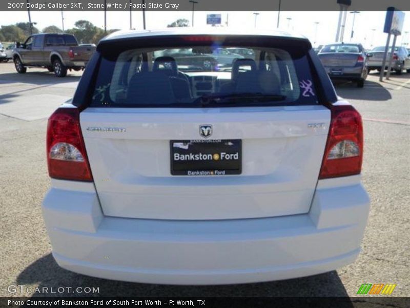 Stone White / Pastel Slate Gray 2007 Dodge Caliber SXT