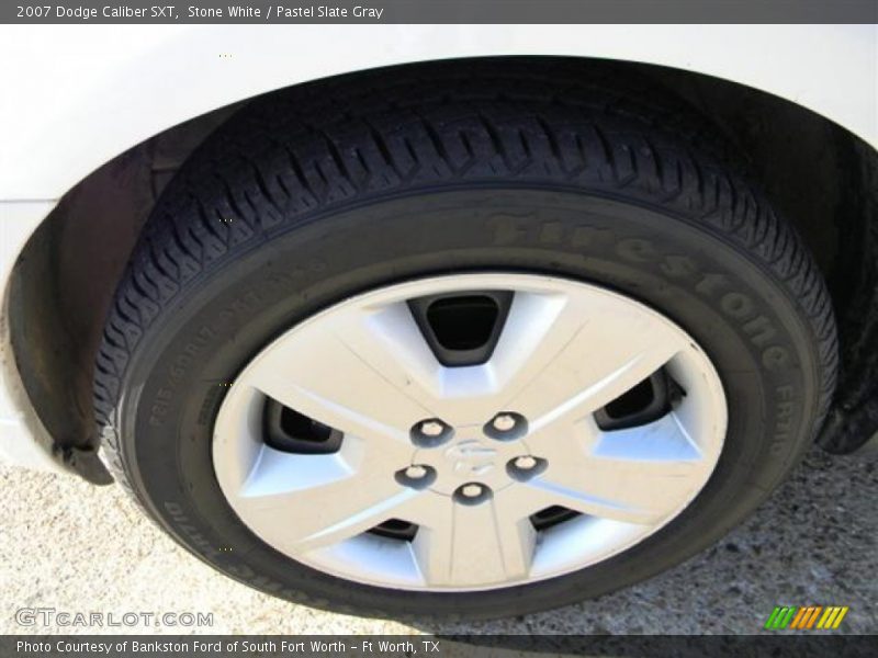 Stone White / Pastel Slate Gray 2007 Dodge Caliber SXT