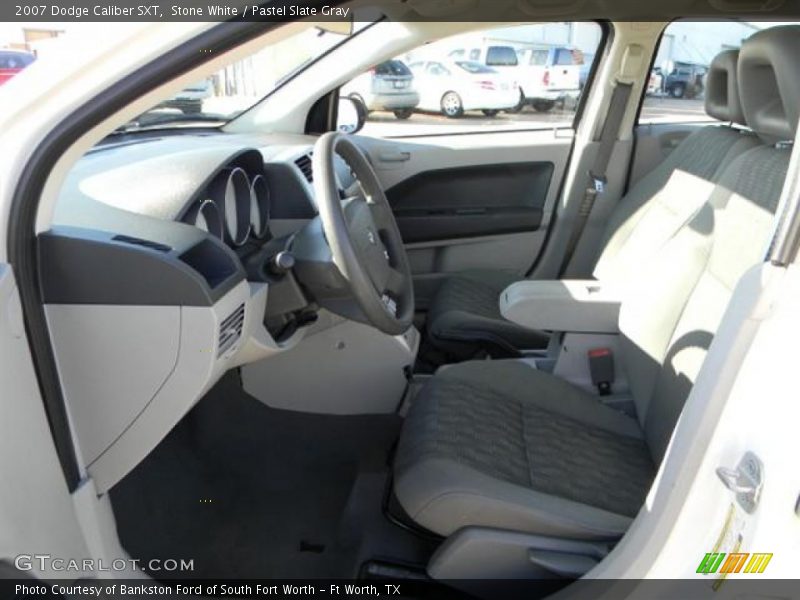 Stone White / Pastel Slate Gray 2007 Dodge Caliber SXT