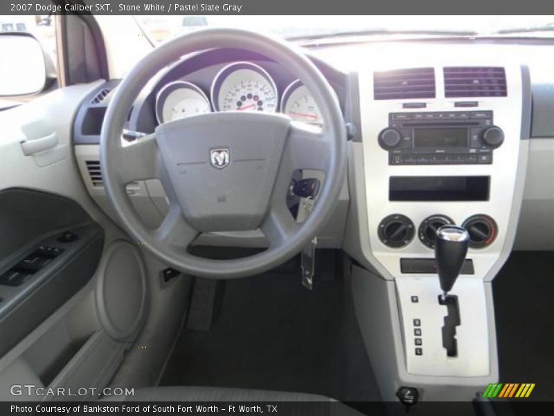 Stone White / Pastel Slate Gray 2007 Dodge Caliber SXT