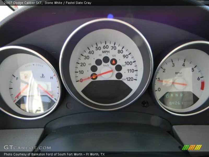 Stone White / Pastel Slate Gray 2007 Dodge Caliber SXT