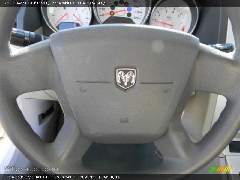 Stone White / Pastel Slate Gray 2007 Dodge Caliber SXT