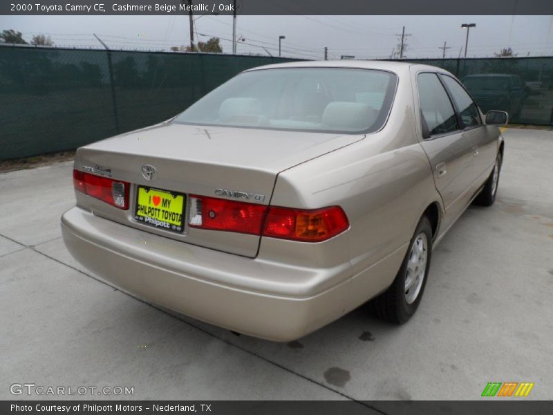 Cashmere Beige Metallic / Oak 2000 Toyota Camry CE