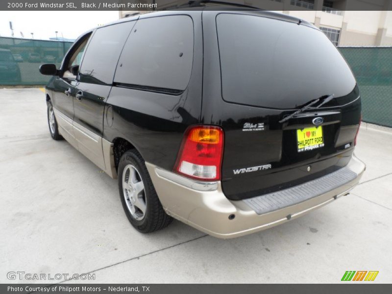 Black / Medium Parchment 2000 Ford Windstar SEL