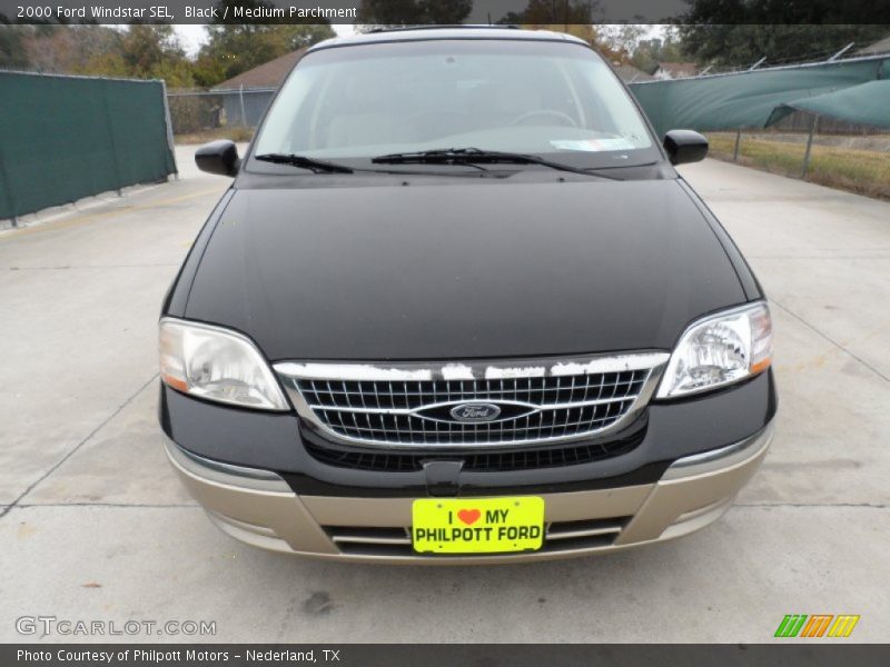 Black / Medium Parchment 2000 Ford Windstar SEL