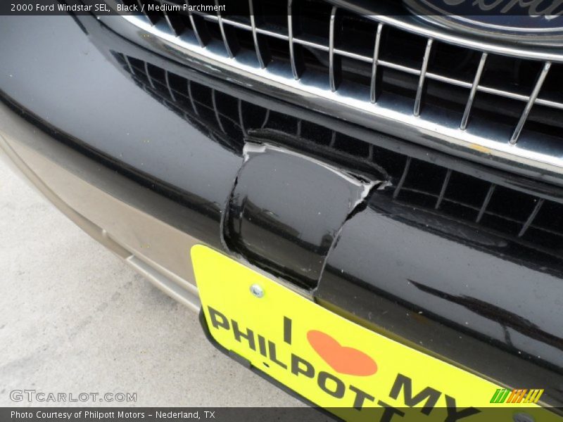 Black / Medium Parchment 2000 Ford Windstar SEL