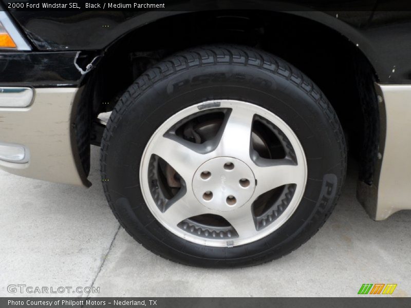 Black / Medium Parchment 2000 Ford Windstar SEL
