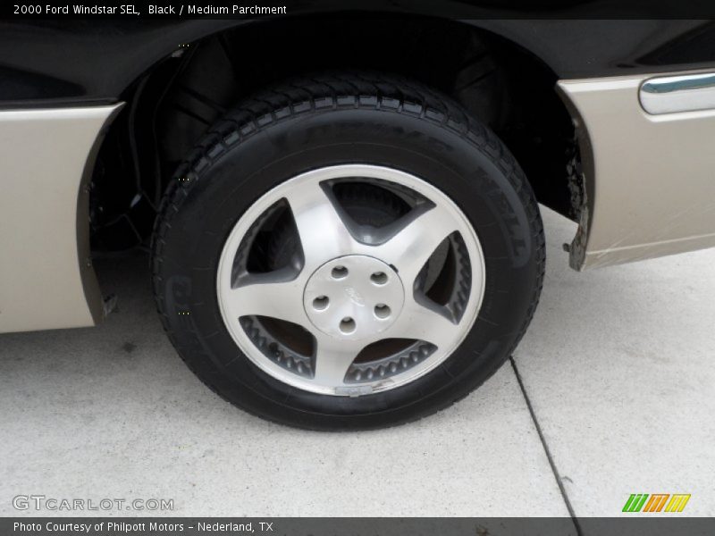 Black / Medium Parchment 2000 Ford Windstar SEL