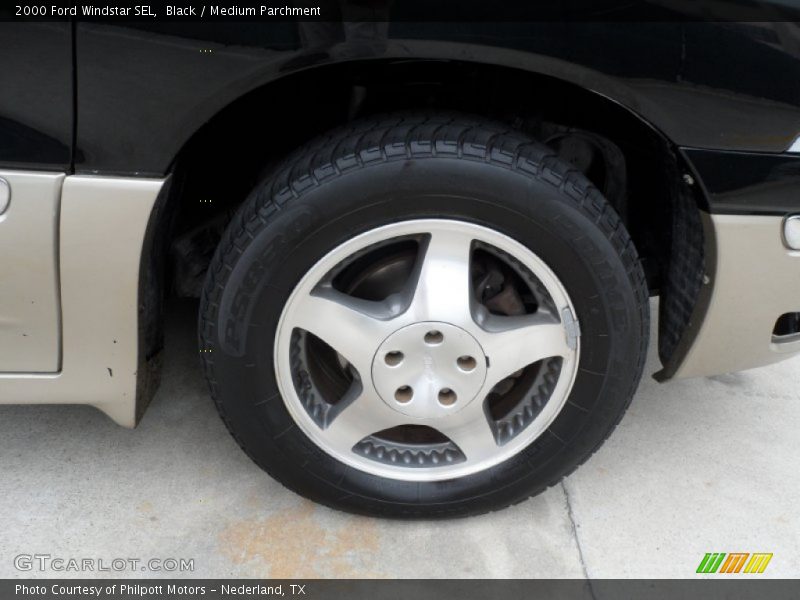 Black / Medium Parchment 2000 Ford Windstar SEL