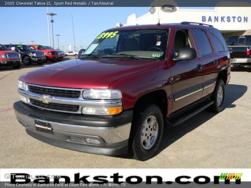 Sport Red Metallic / Tan/Neutral 2005 Chevrolet Tahoe LS