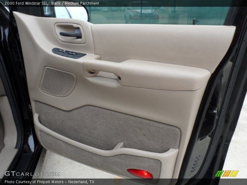 Black / Medium Parchment 2000 Ford Windstar SEL