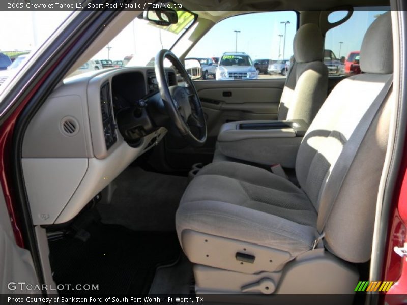 Sport Red Metallic / Tan/Neutral 2005 Chevrolet Tahoe LS