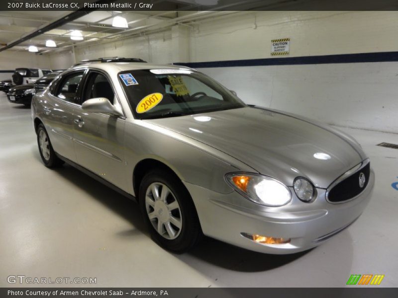 Platinum Metallic / Gray 2007 Buick LaCrosse CX
