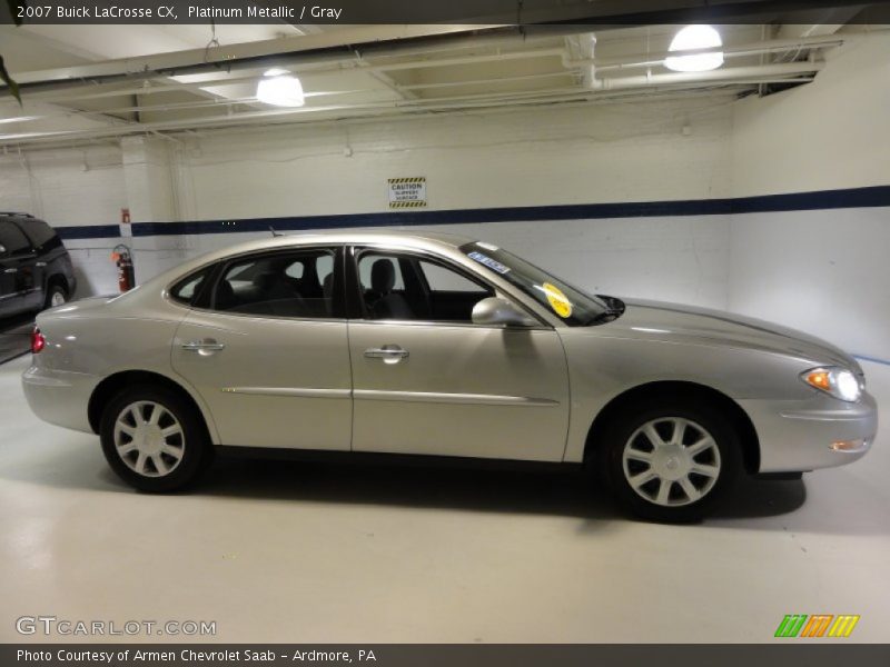 Platinum Metallic / Gray 2007 Buick LaCrosse CX