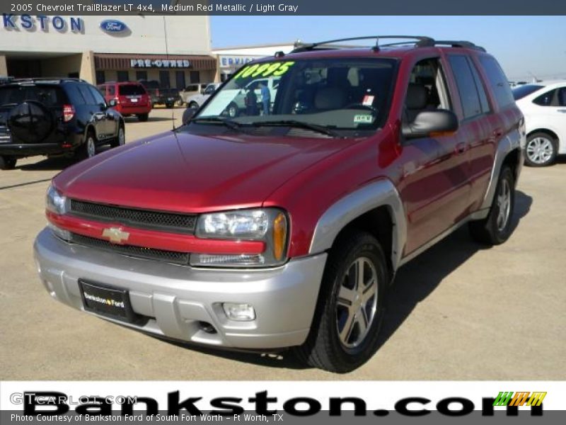 Medium Red Metallic / Light Gray 2005 Chevrolet TrailBlazer LT 4x4