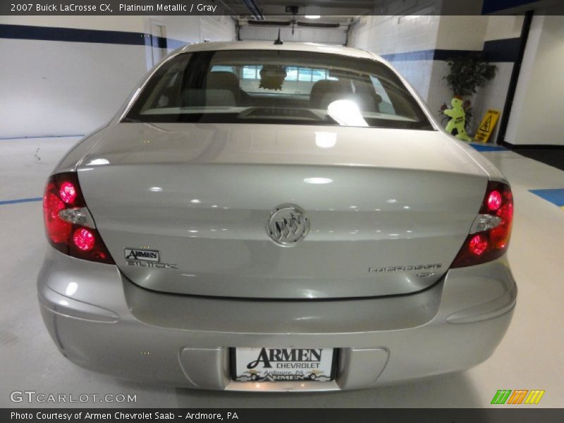 Platinum Metallic / Gray 2007 Buick LaCrosse CX