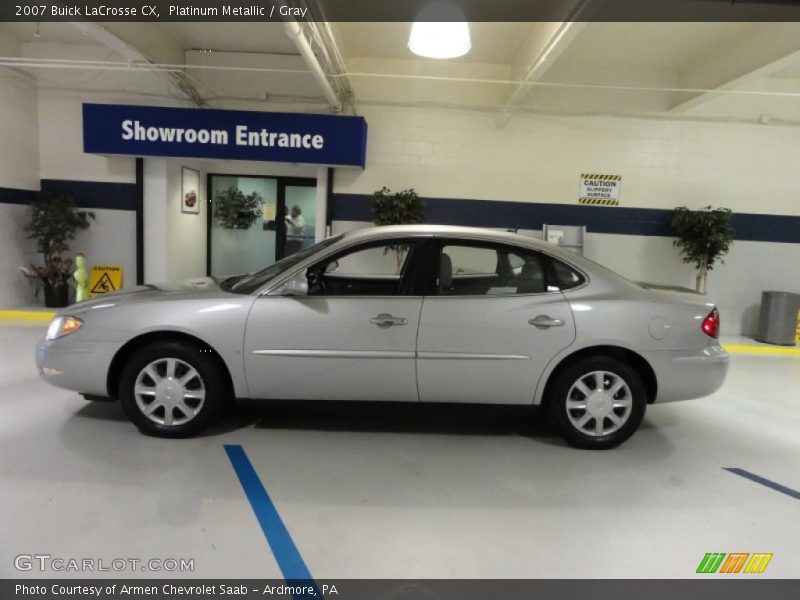 Platinum Metallic / Gray 2007 Buick LaCrosse CX