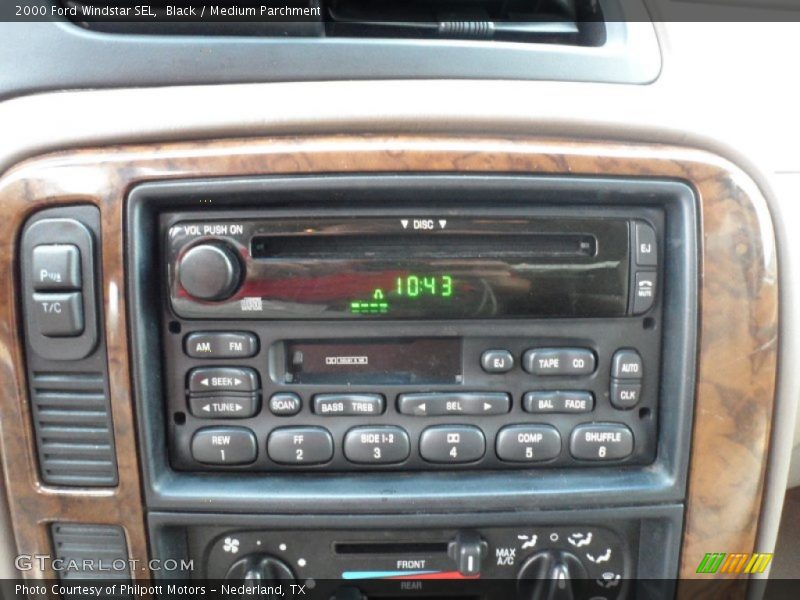 Audio System of 2000 Windstar SEL