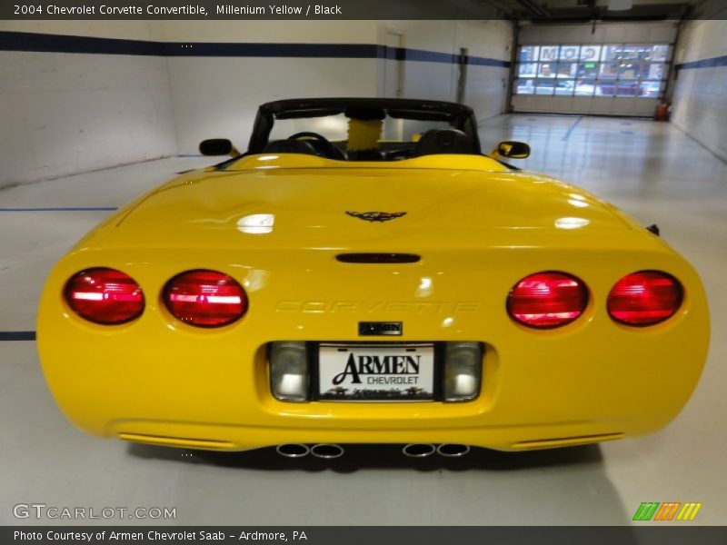 Millenium Yellow / Black 2004 Chevrolet Corvette Convertible