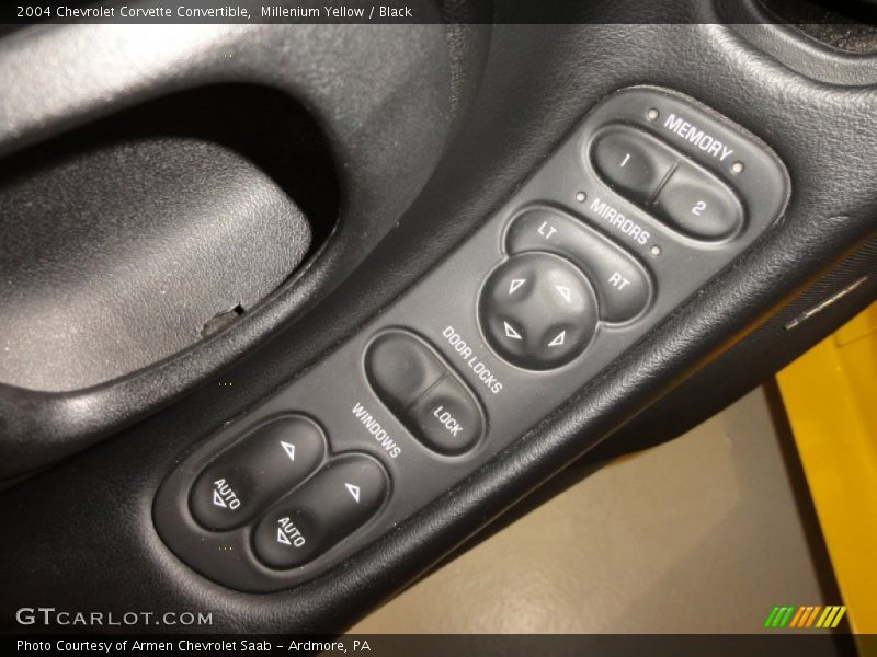 Millenium Yellow / Black 2004 Chevrolet Corvette Convertible