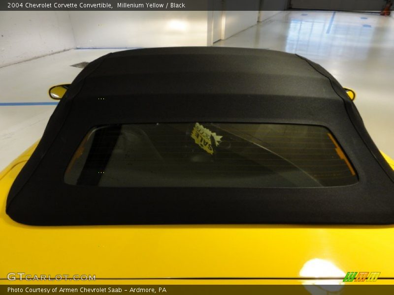 Millenium Yellow / Black 2004 Chevrolet Corvette Convertible