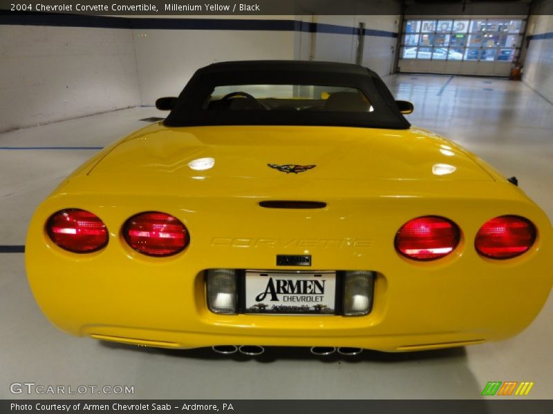 Millenium Yellow / Black 2004 Chevrolet Corvette Convertible