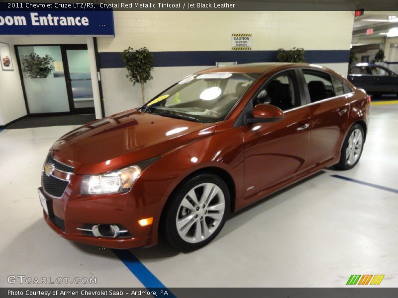 Crystal Red Metallic Tintcoat / Jet Black Leather 2011 Chevrolet Cruze LTZ/RS