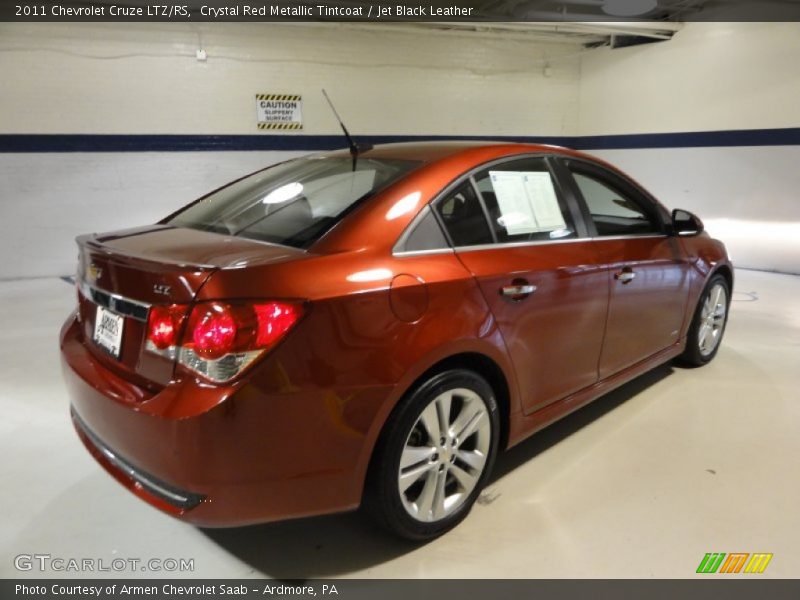 Crystal Red Metallic Tintcoat / Jet Black Leather 2011 Chevrolet Cruze LTZ/RS