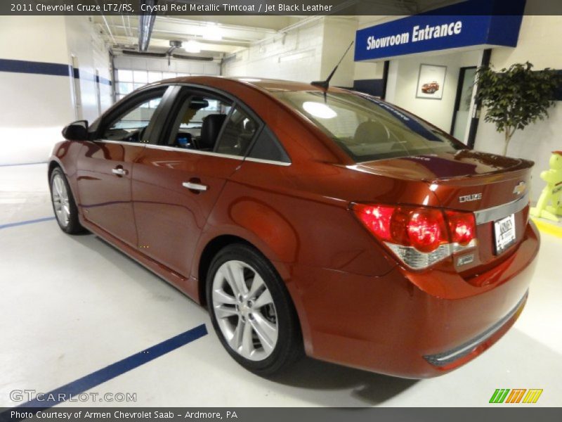Crystal Red Metallic Tintcoat / Jet Black Leather 2011 Chevrolet Cruze LTZ/RS